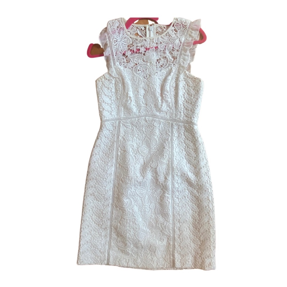 White lace eyelet Lilly Pulitzer dress size 4